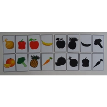 Owoce i warzywa cienie - karty edukacyjne dla dzieci