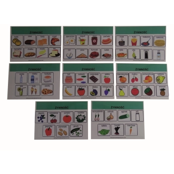 Mega zestaw piktogramów (obrazków tematycznych)  wraz z 54 sztuk kart aktywności