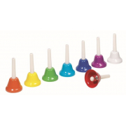Kolorowe dzwoneczki grające - zestaw gama diatoniczna