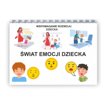 Świat emocji dziecka - z naklejonym rzepem