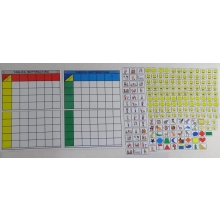 Tablice motywacyjne dla grupy przedszkolnej (18 osobowa)