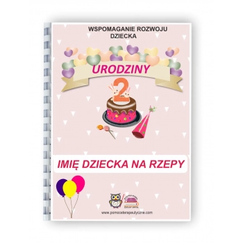 Personalizowana książeczka urodzinowa  2 latka