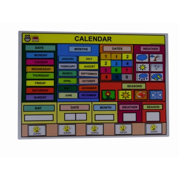 Magnetyczny Kalendarz Edukacyjny - wersja w j. angielskim