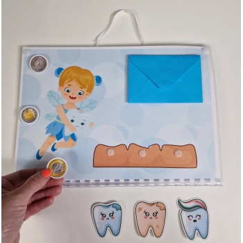 Tablica czystych zdrowych ząbków - kalendarz szczotkowania zębów