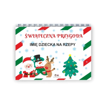 Świąteczna przygoda - książeczka imienna 2+