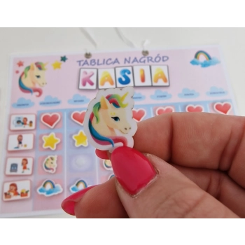Tablica nagród z zadaniami dla dzieci