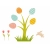 Wielkanocne drzewko z pisankami