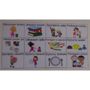 Dyżury w przedszkolu - obrazki